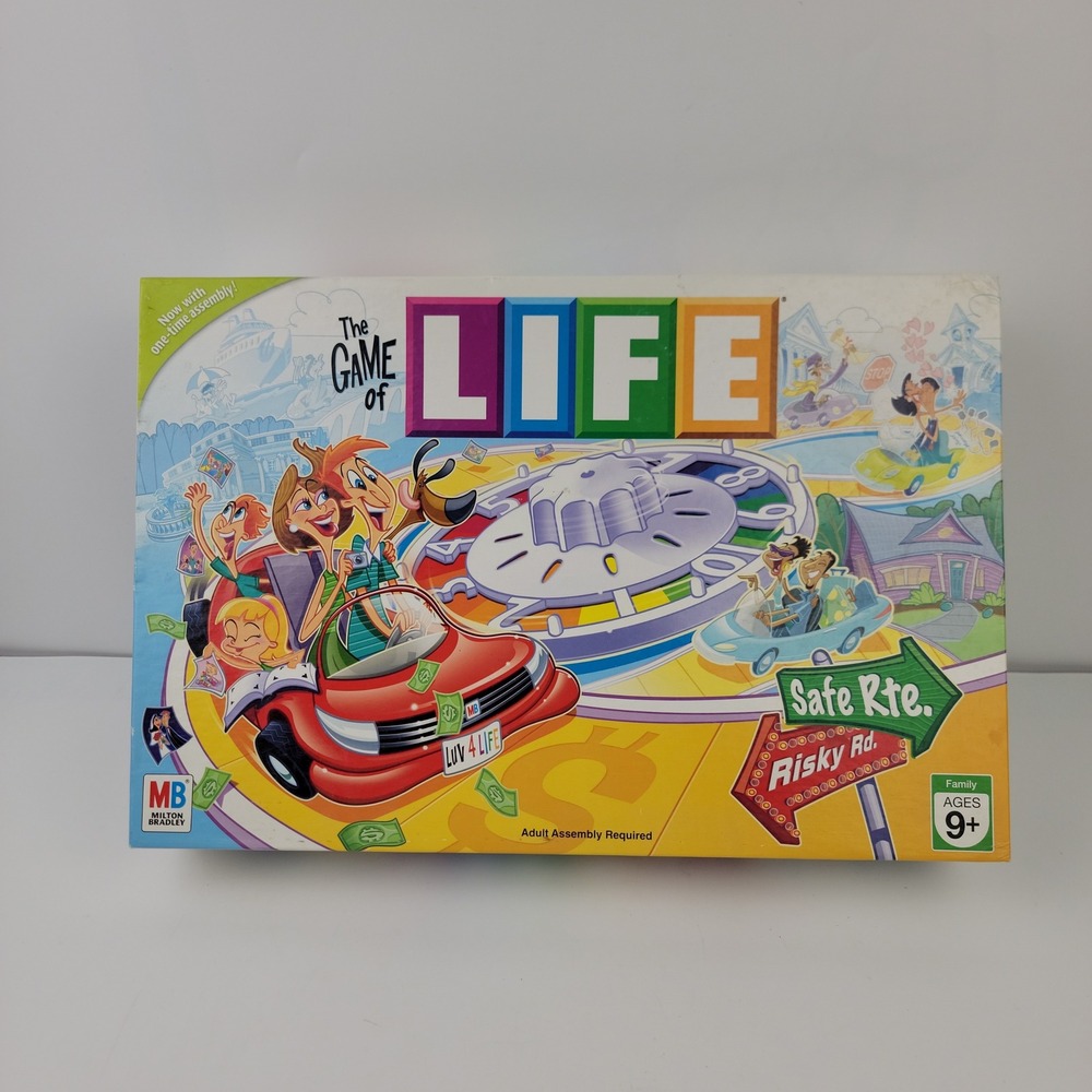 Milton Bradley The Game of Life Board Game 04000 Family Strategy 2-6 Players